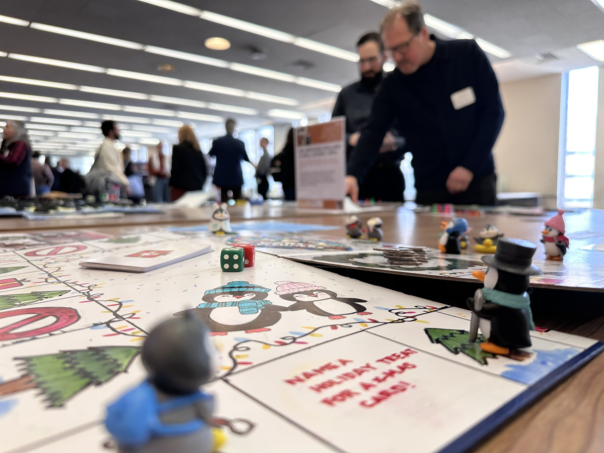 Student-designed board game exploring theory through playful, creative inquiry.