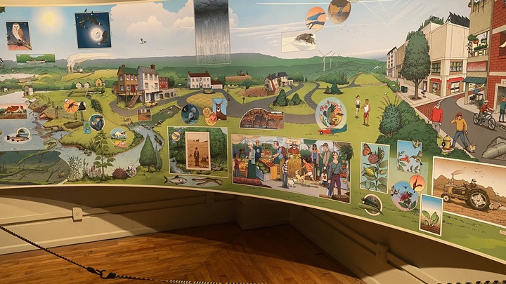 Ecosystem Mural at Nature Nurture Center