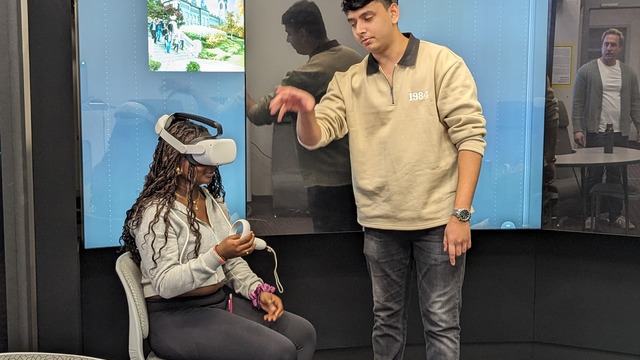 Students using Traveling While Black in VR